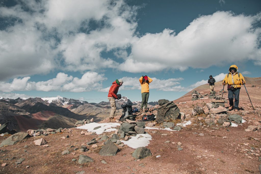 Trekkers on the Ausangate Trek.